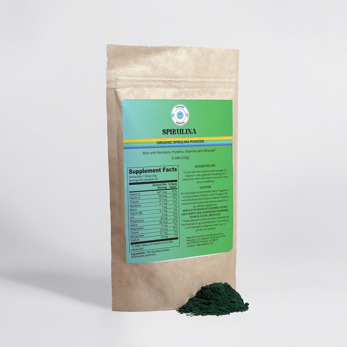 Organic Spirulina Powder